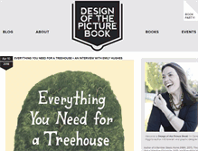 Tablet Screenshot of designofthepicturebook.com